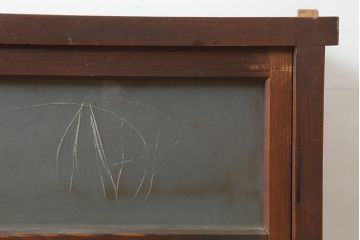 アンティーク家具　ヒノキ・杉材　シンプルで取り入れやすい引き出し付きの重ね戸棚・下段(収納棚、キャビネット)(R-040272)