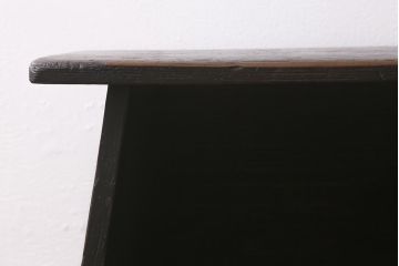 アンティーク雑貨　明治大正期　松材　古い木の質感が味わい深い踏み台(ステップ、飾り台、花台)(R-040275)