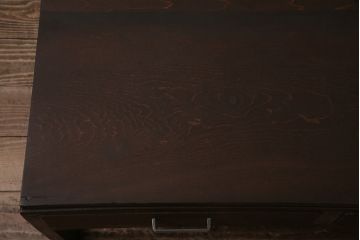 アンティーク家具　昭和中期　ブナ材・ナラ材　レトロな雰囲気たっぷりな文机(ローテーブル、センターテーブル)(R-040294)