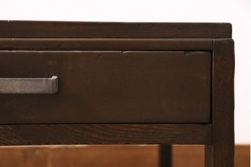 アンティーク家具　昭和中期　ブナ材・ナラ材　レトロな雰囲気たっぷりな文机(ローテーブル、センターテーブル)(R-040294)