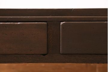 アンティーク家具　昭和中期　ブナ材・ナラ材　レトロな雰囲気たっぷりな文机(ローテーブル、センターテーブル)(R-040294)