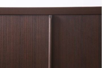 中古　伝統工芸品　桂月　菊の意匠金具がアクセントになった加茂総桐箪笥のワードローブ(総桐たんす、洋服タンス、衣装タンス)(定価約120万円)(R-040297)