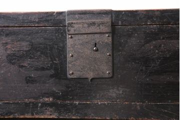 アンティーク家具　明治期　一本物　ヒノキ材　凝ったつくりが魅力的な上手物の帳場箪笥(チェスト、引き出し)(R-040314)