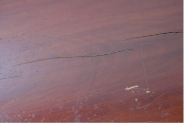 和製ヴィンテージ　両面使いができる引き出し付きの座卓　(R-040324)