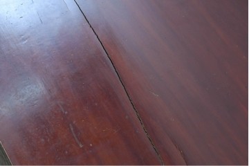 和製ヴィンテージ　両面使いができる引き出し付きの座卓　(R-040324)