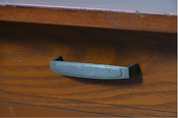 和製ヴィンテージ　両面使いができる引き出し付きの座卓　(R-040324)