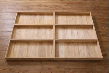 リメイク家具　伝統民芸　岩谷堂箪笥　衣装盆付き　2wayが便利な脚付サイドボード(衣装箪笥、引き出し、収納棚)(R-040331)