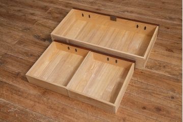 中古　昭和後期　岩谷堂箪笥風　和の雰囲気を高めるライティングビューロー(簿記机、在宅ワーク、在宅用ワークデスク)(R-040332)