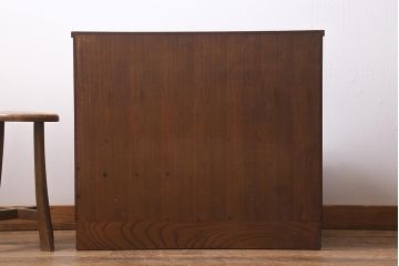 中古　昭和後期　岩谷堂箪笥風　和の雰囲気を高めるライティングビューロー(簿記机、在宅ワーク、在宅用ワークデスク)(R-040332)
