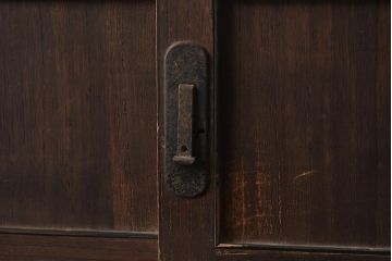 アンティーク家具　和製アンティーク　大正昭和初期　古い木肌が味わい深い重ね箪笥(衣装箪笥、引き出し、収納棚)(R-040335)