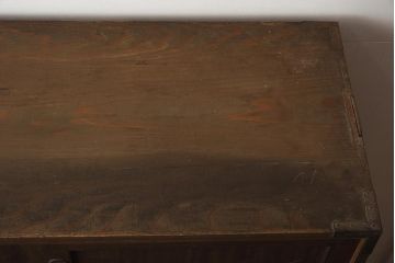 アンティーク家具　和製アンティーク　大正昭和初期　古い木肌が味わい深い重ね箪笥(衣装箪笥、引き出し、収納棚)(R-040335)