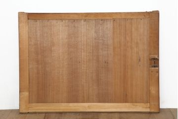 アンティーク家具　明治大正期　ヒノキ材　落ち着いた雰囲気が魅力の水屋箪笥(サイドボード、引き出し、重ね箪笥)(R-040379)