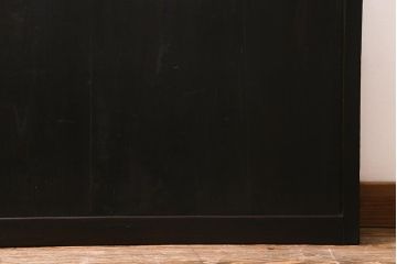 アンティーク建具　大正期　しっかり厚みのある鋲と美しい縦桟が魅力の格子戸1枚(引き戸、建具)(R-040391)