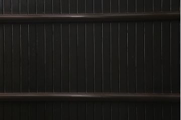 アンティーク建具　明治大正期　シックな雰囲気漂う平格子戸2枚セット　(R-040397)