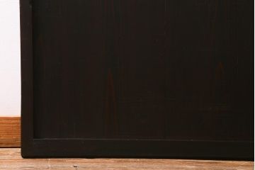 アンティーク建具　和製アンティーク　大正期　シックな佇まいが魅力的な格子戸1枚(引き戸、建具)(R-040416)