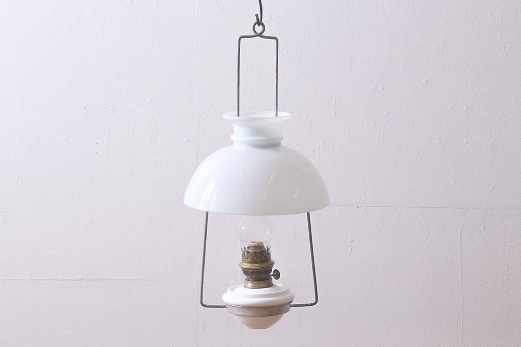 ドイツヴィンテージ　CAMERCO-PICADOR　巻き芯14番　吊り下げ式オイルランプ　(R-040417)