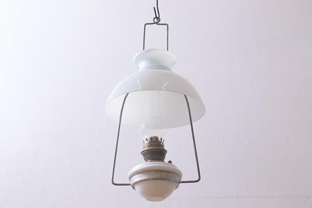 ドイツヴィンテージ　CAMERCO-PICADOR　巻き芯14番　吊り下げ式オイルランプ　(R-040417)