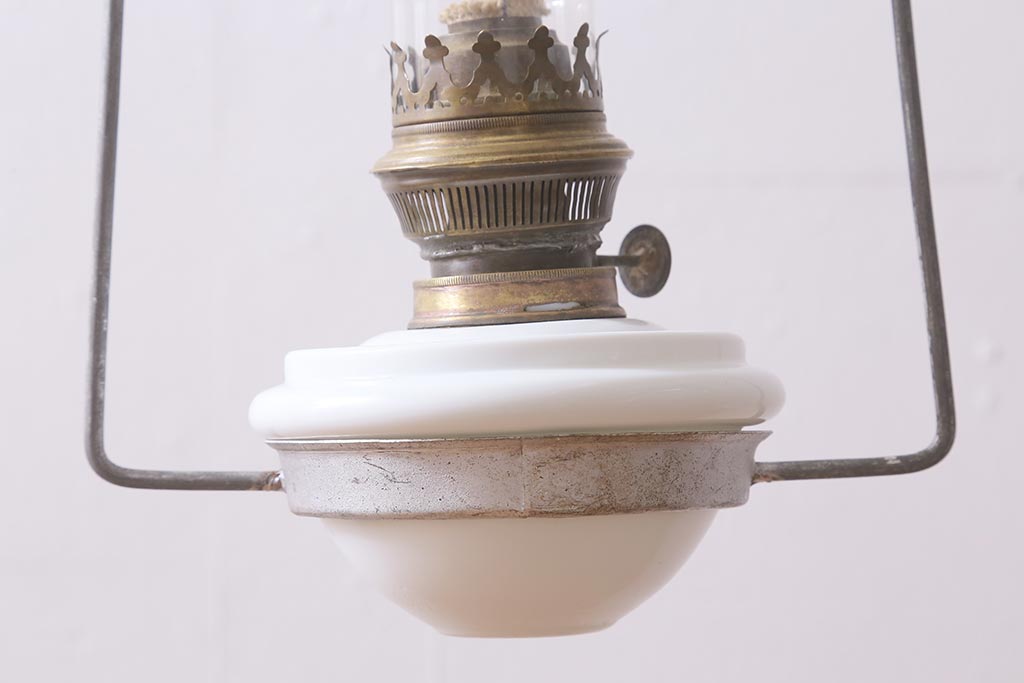 ドイツヴィンテージ　CAMERCO-PICADOR　巻き芯14番　吊り下げ式オイルランプ　(R-040417)