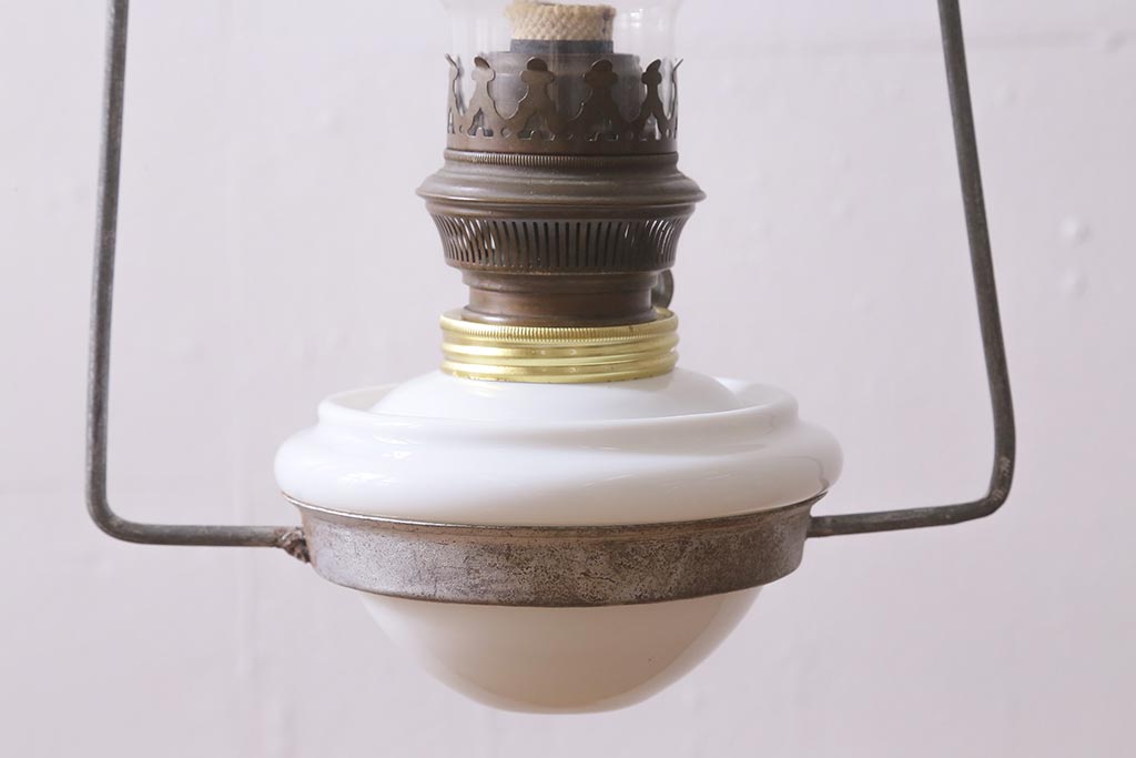 ヴィンテージ雑貨　ドイツ製　CAMERCO-PICADOR　巻き芯14番　吊り下げ式オイルランプ　(R-040418)