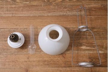 ヴィンテージ雑貨　ドイツ製　CAMERCO-PICADOR　巻き芯14番　吊り下げ式オイルランプ　(R-040418)