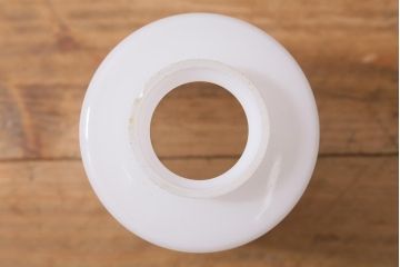 アンティーク照明　戦前　花の透かしがおしゃれな筒型照明(天井照明、ペンダントライト)(R-040425)