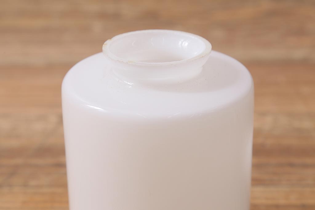 アンティーク照明　戦前　花の透かしがおしゃれな筒型照明(天井照明、ペンダントライト)(R-040425)