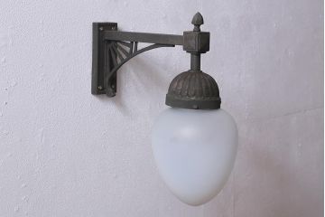 アンティーク照明　大正ロマン　オパールセントのウォールライト(壁掛け照明、壁付け照明)(R-039438)