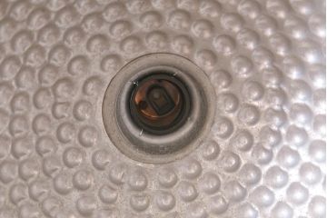 ビンテージ照明　インダストリアル　アルミシェードが目を引くクリップライト(デスクライト、照明)(R-040440)