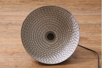 ビンテージ照明　インダストリアル　アルミシェードが目を引くクリップライト(デスクライト、照明)(R-040440)