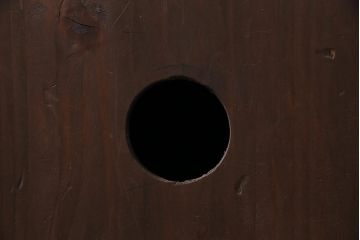 アンティーク家具　ラフジュ工房オリジナル　古箪笥リメイク　フラップダウン扉のテレビ台(テレビボード、リビングボード、時代箪笥)(R-040457)