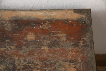 アンティーク家具　明治期　観音開き戸付き　十字金具の重ね箪笥(和箪笥、時代箪笥)(R-040464)