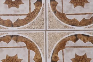 ヴィンテージ家具　北欧ビンテージ　G-PLAN(ジープラン)　チーク材　タイルトップがおしゃれな正方形のコーヒーテーブル(センターテーブル)(R-040474)