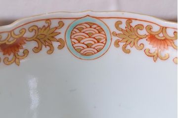 アンティーク雑貨　江戸期　上手物　色絵　向付(蕎麦猪口、湯呑)(R-040482)