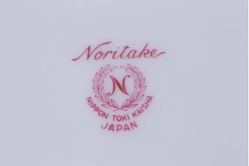 未使用品　昭和中期　古いノリタケ(Noritake、日陶)　カップ&ソーサー6客セット　箱付(コーヒーカップ、洋食器)(R-040506)