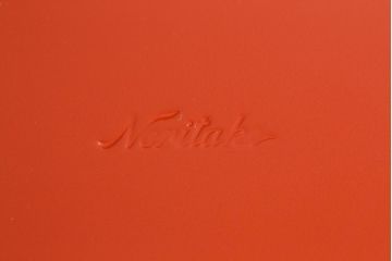 未使用品　昭和中期　古いノリタケ(Noritake、日陶)　急須・湯呑6客・菓子鉢セット　箱付(湯のみ、茶器揃)(R-040507)