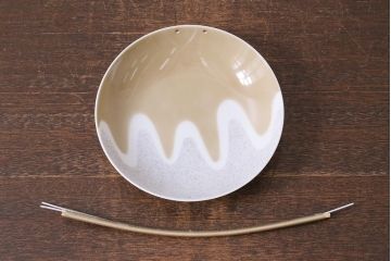 未使用品　昭和中期　古いノリタケ(Noritake、日陶)　急須・湯呑6客・菓子鉢セット　箱付(湯のみ、茶器揃)(R-040507)