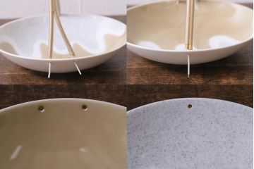 未使用品　昭和中期　古いノリタケ(Noritake、日陶)　急須・湯呑6客・菓子鉢セット　箱付(湯のみ、茶器揃)(R-040507)