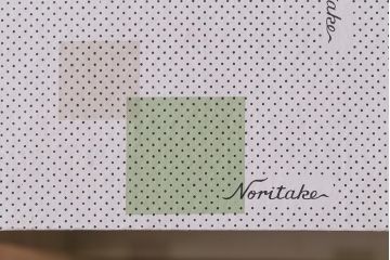 未使用品　昭和中期　古いノリタケ(Noritake、日陶)　急須・湯呑6客・菓子鉢セット　箱付(湯のみ、茶器揃)(R-040507)