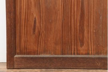 レトロ家具　ノスタルジックな雰囲気漂うガラス扉(ドア)(R-040515)