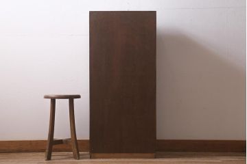 アンティーク家具　縦型　引き出し付き　レトロスタイルにおすすめな木製レターラック(棚、シェルフ)(R-040529)
