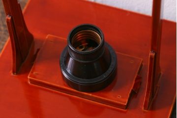 アンティーク照明　激レア!上手物　春慶塗が施された和の雰囲気を高める行燈照明(行灯、スタンドライト)(R-040544)