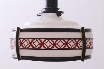 アンティーク照明　七宝文様　和の雰囲気高まるペンダントライト(天井照明)(R-040545)