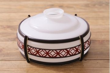 アンティーク照明　七宝文様　和の雰囲気高まるペンダントライト(天井照明)(R-040545)