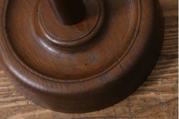 アンティーク雑貨　明治大正　5分芯　ランタン型の座敷ランプ(洋燈、オイルランプ)(R-040546)