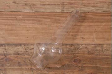 アンティーク雑貨　明治大正　5分芯　ランタン型の座敷ランプ(洋燈、オイルランプ)(R-040546)