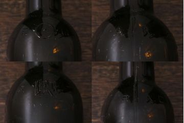 アンティーク雑貨　大正昭和初期　カブトビール　大関赤十字など古いガラス瓶8本(ビン)(R-040557)