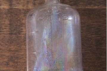 アンティーク雑貨　大正昭和初期　カブトビール　大関赤十字など古いガラス瓶8本(ビン)(R-040557)