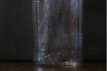 アンティーク雑貨　大正昭和初期　カブトビール　大関赤十字など古いガラス瓶8本(ビン)(R-040557)