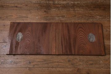 アンティーク家具　上手物!　前面欅(ケヤキ)材共縁　漆塗り　最高級大川箪笥サイドボード(和箪笥、時代箪笥)(R-040569)