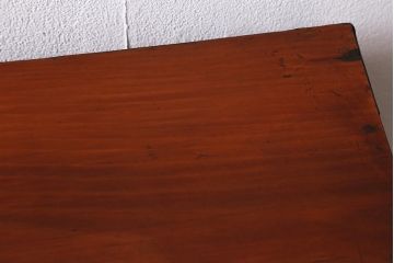 アンティーク家具　上手物!　前面欅(ケヤキ)材共縁　漆塗り　最高級大川箪笥サイドボード(和箪笥、時代箪笥)(R-040569)